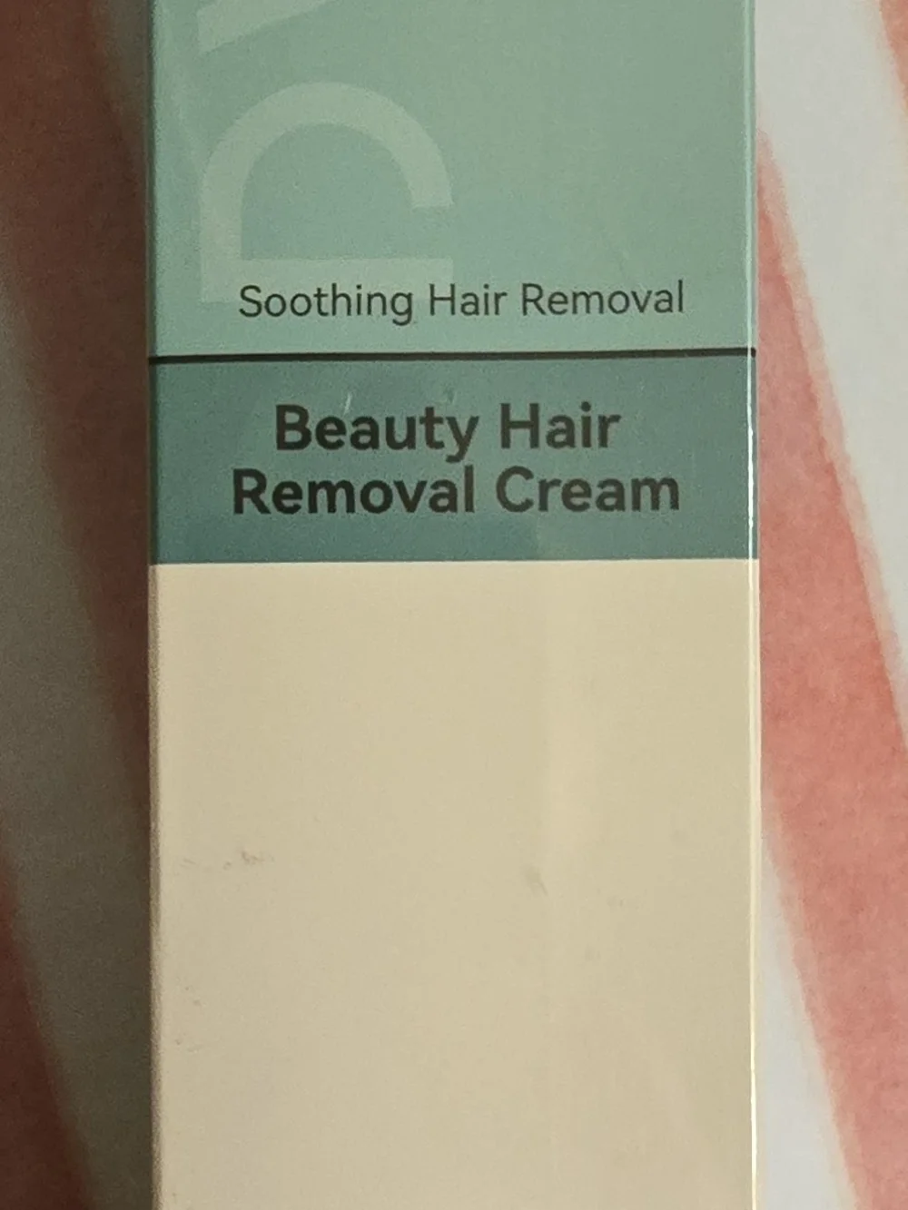 Beauty Hair Removal Cream - Soothing Mint Green & Cream